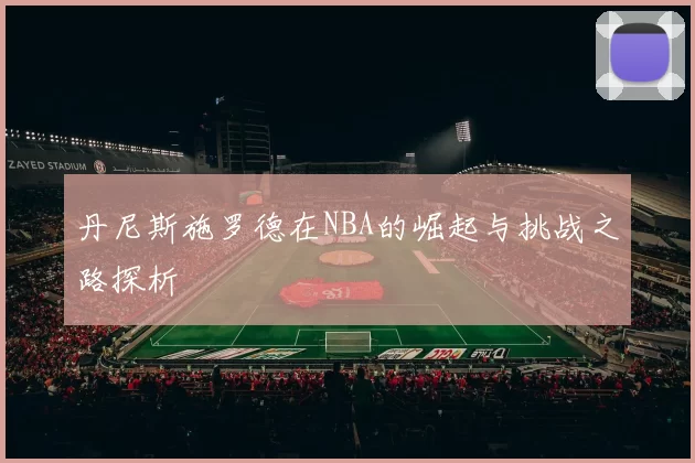 丹尼斯施罗德在NBA的崛起与挑战之路探析